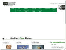 Tablet Screenshot of planchoice.com